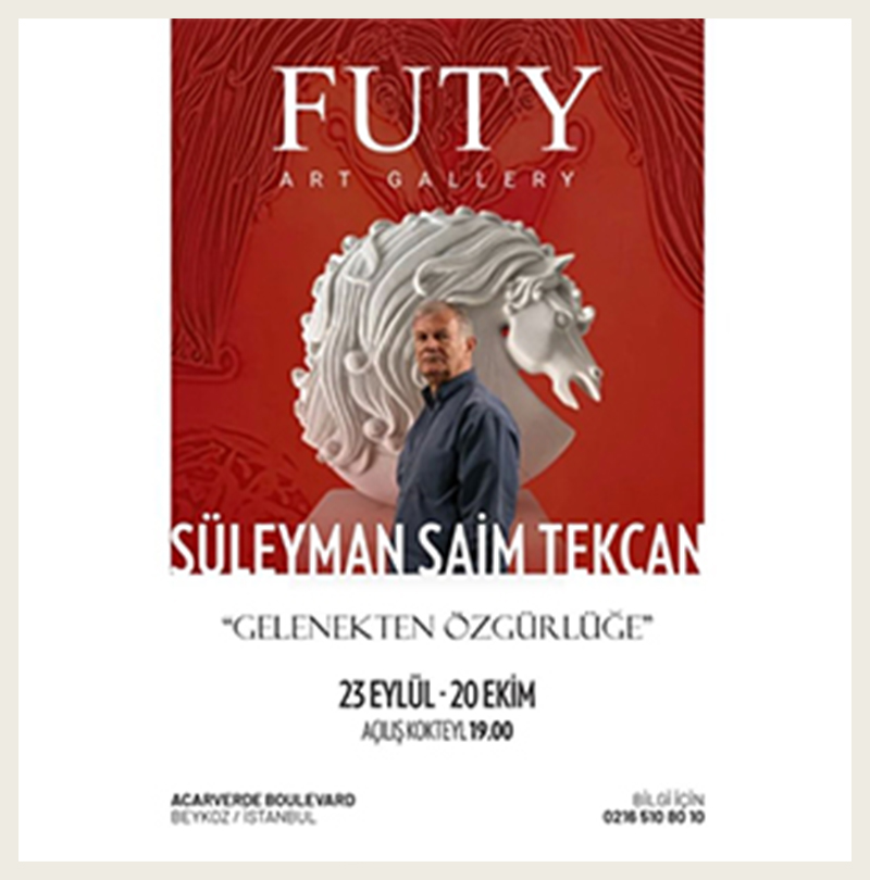 Usta sanatçı Süleyman Saim Tekcan FUTY Art Gallery’de