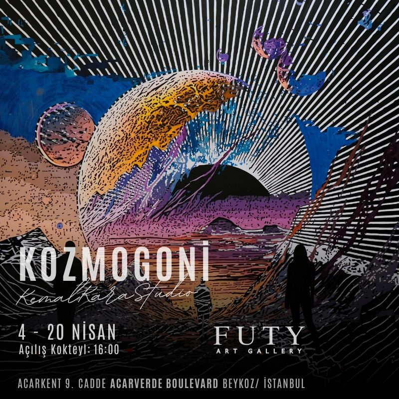 Kemal Kara "KOZMOGONİ" Sergisi 4-20 Nisan